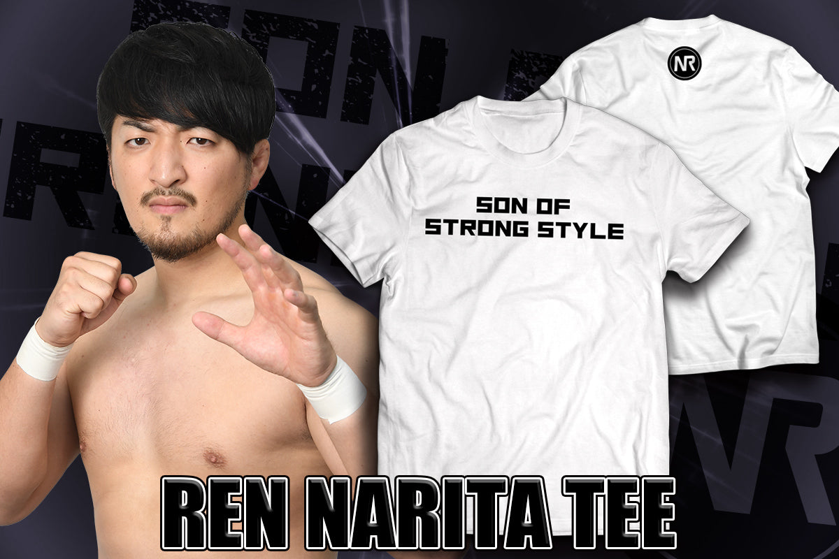 成田蓮「SON OF STRONG STYLE」ドライTシャツ（ホワイト）