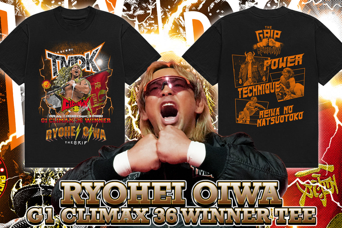 【9/26以降お届け】大岩陵平 G1 CLIMAX 36 優勝記念Tシャツ