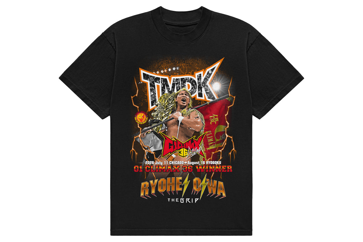 【9/26以降お届け】大岩陵平 G1 CLIMAX 36 優勝記念Tシャツ