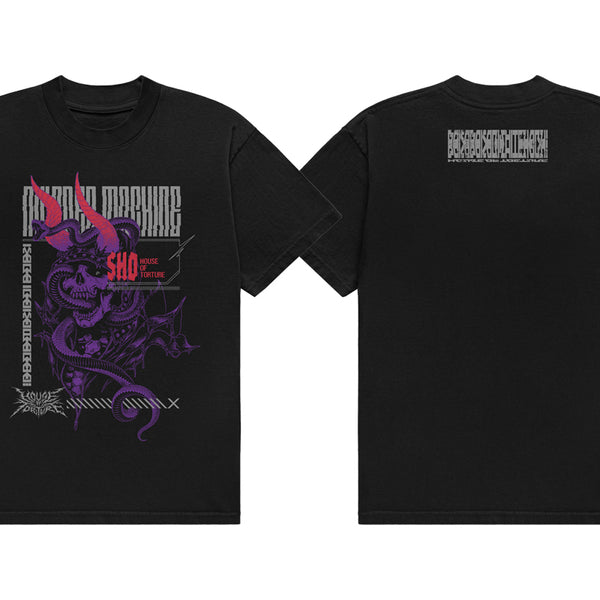 SHO「DEVIL HORN SKULL」Tシャツ