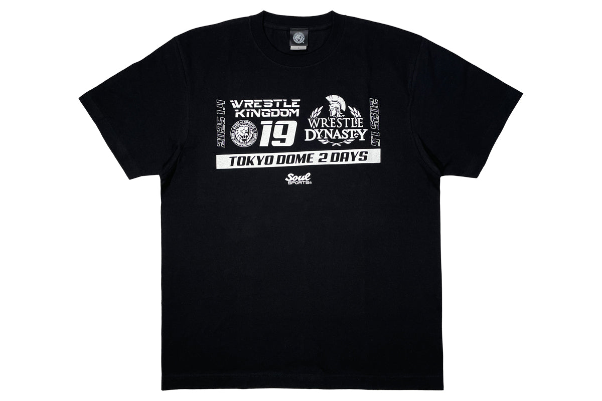 WRESTLE KINGDOM 19 × WRESTLE DYNASTY 大会記念 SOUL SPORTS Tシャツ