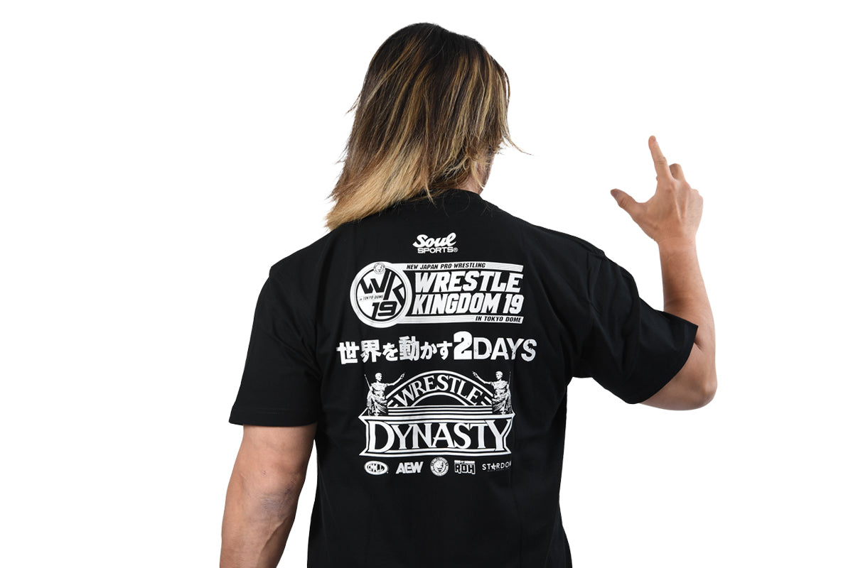 WRESTLE KINGDOM 19 × WRESTLE DYNASTY 大会記念 SOUL SPORTS Tシャツ