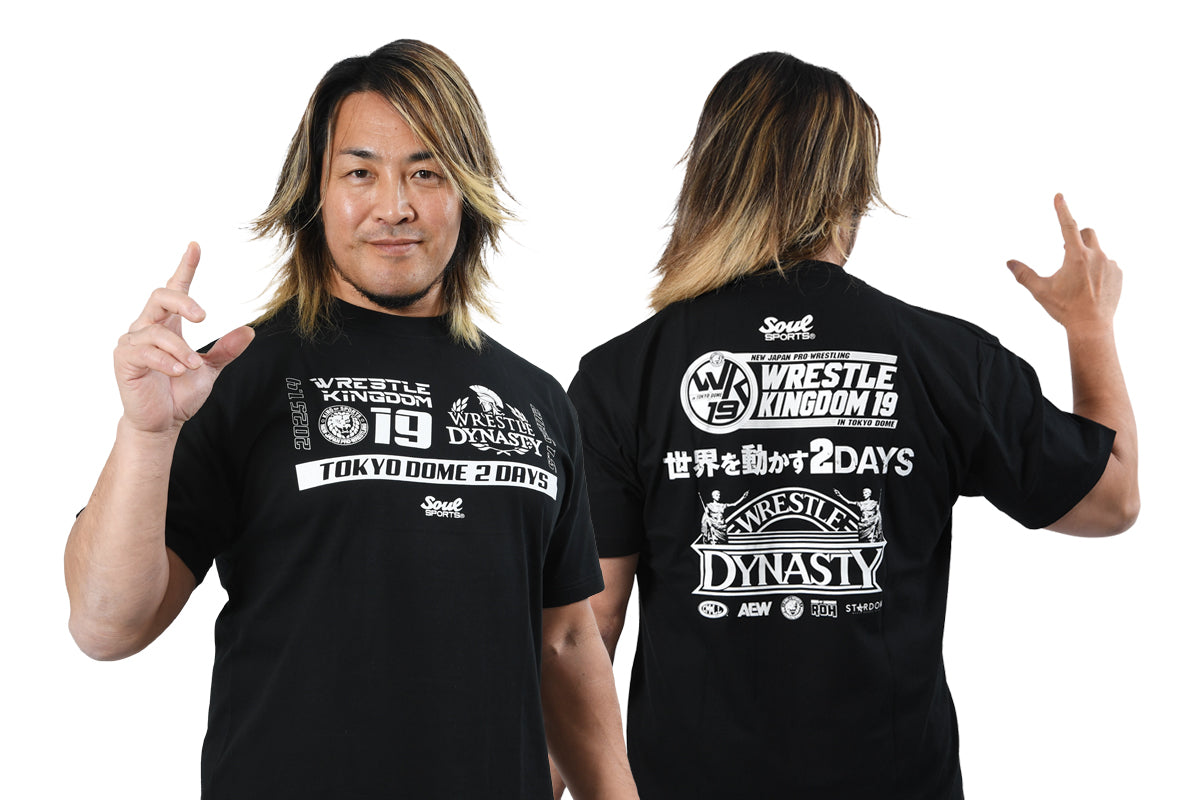 WRESTLE KINGDOM 19 × WRESTLE DYNASTY 大会記念 SOUL SPORTS Tシャツ