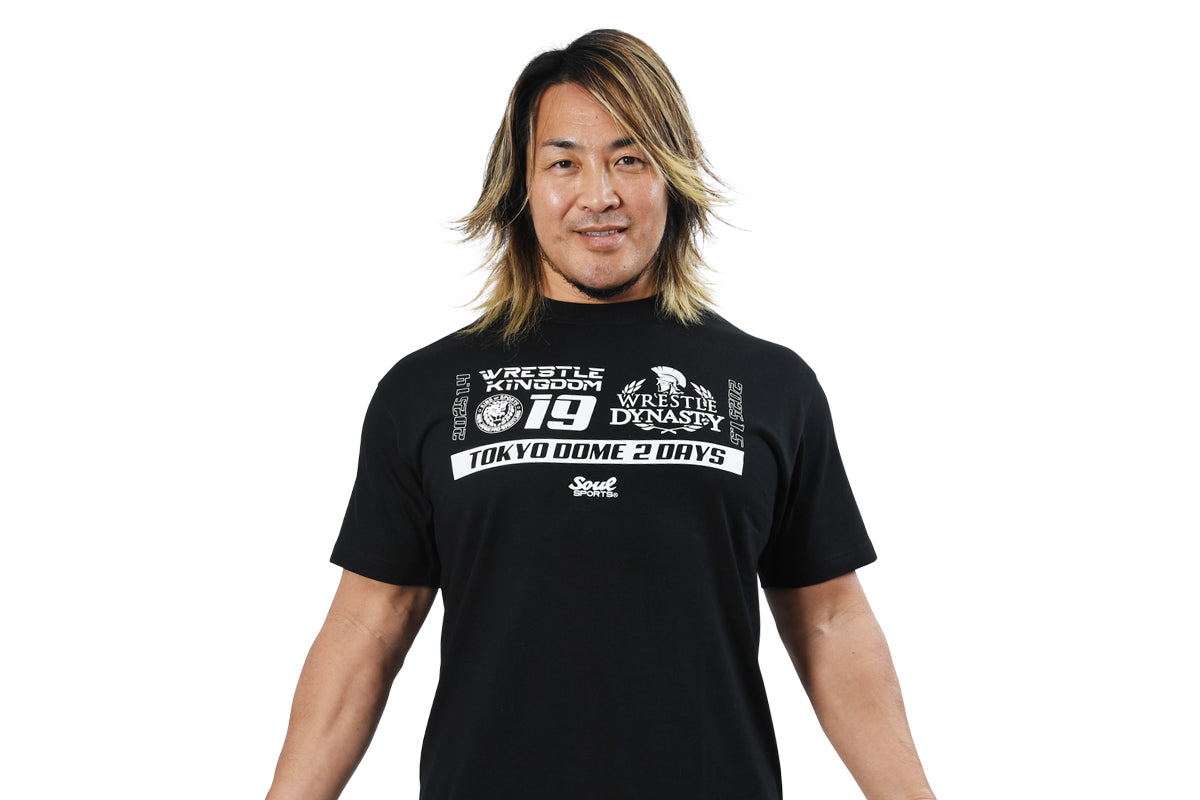 WRESTLE KINGDOM 19 × WRESTLE DYNASTY 大会記念 SOUL SPORTS Tシャツ