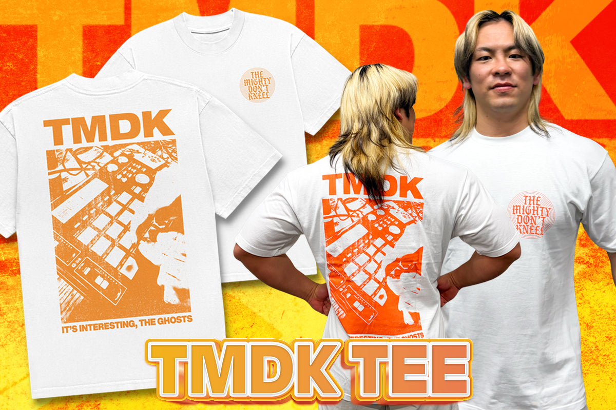 TMDK Tシャツ（2026・ホワイト×オレンジ）