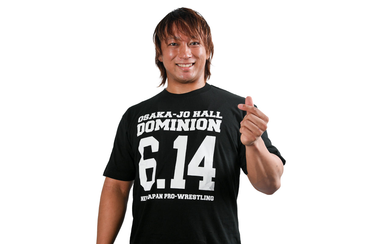 棚橋弘至 × DOMINION 6.14 in OSAKA-JO HALL 大会記念 Tシャツ（2026）