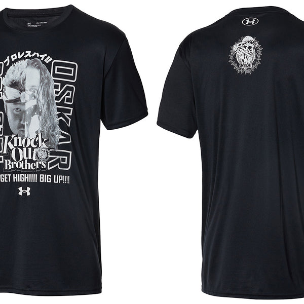 WBCQ　37　慈妹　応援　Tシャツ　（ブラック） UA KNOCK OUT BROTHERS テック Tシャツ