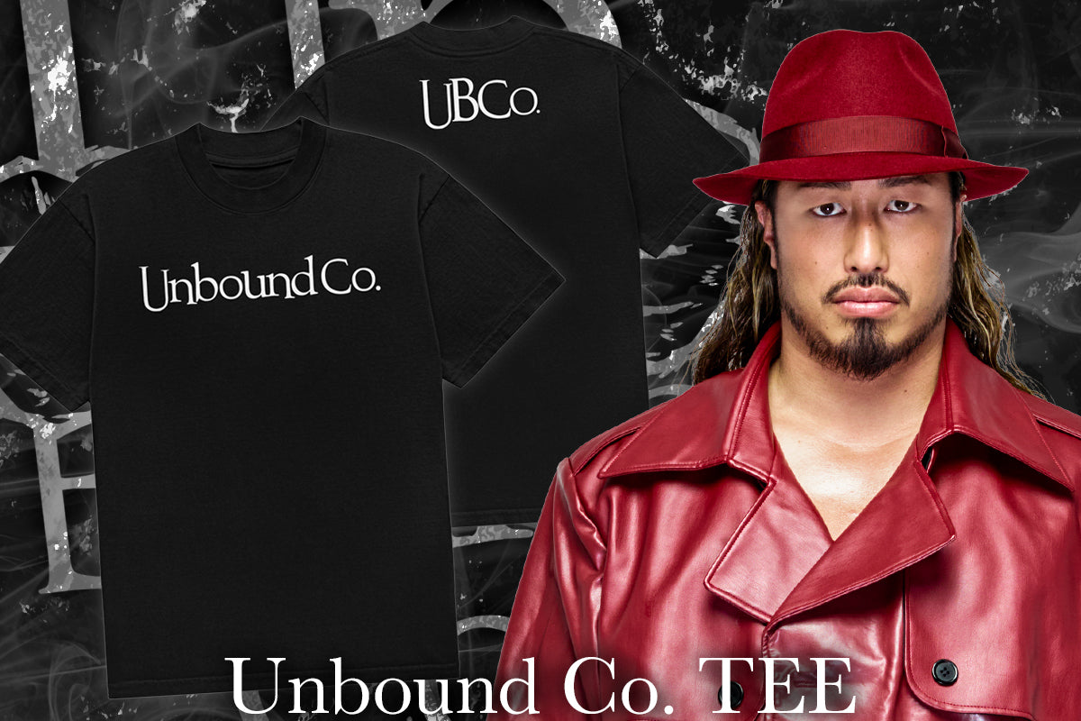 Unbound Co. Tシャツ（Wordlogo・ブラック×ホワイト）