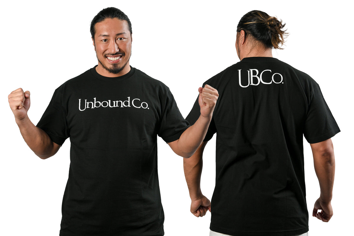 Unbound Co. Tシャツ（Wordlogo・ブラック×ホワイト）