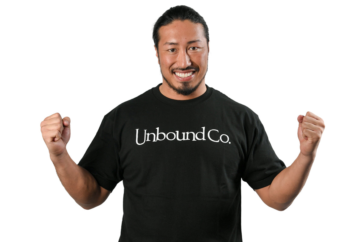 Unbound Co. Tシャツ（Wordlogo・ブラック×ホワイト）