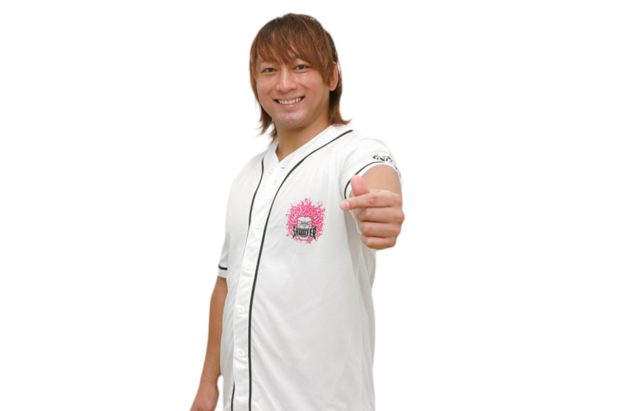 海野翔太「INDOMITABLE LION」ベースボールシャツ