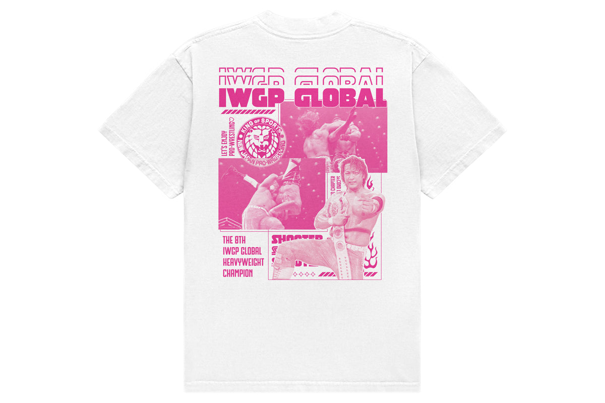 【7/26以降お届け】海野翔太 第8代 IWGP GLOBALヘビー級王座 戴冠記念Tシャツ