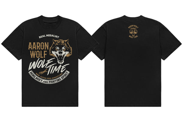 AARON WOLF Tシャツ Mサイズ サイン入り ウルフアロン Tシャツ（VINTAGE）