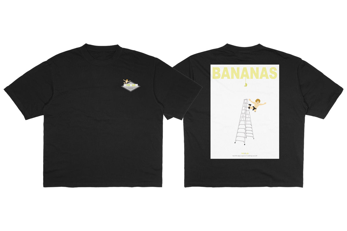 YOH「YOHLO」Oversized T-shirt（Black）