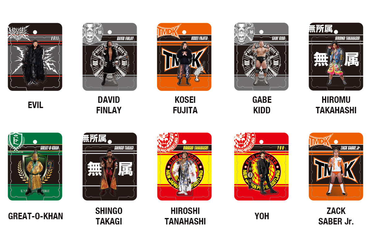新日本プロレス ブリスター型 シークレットアクリルボールチェーン