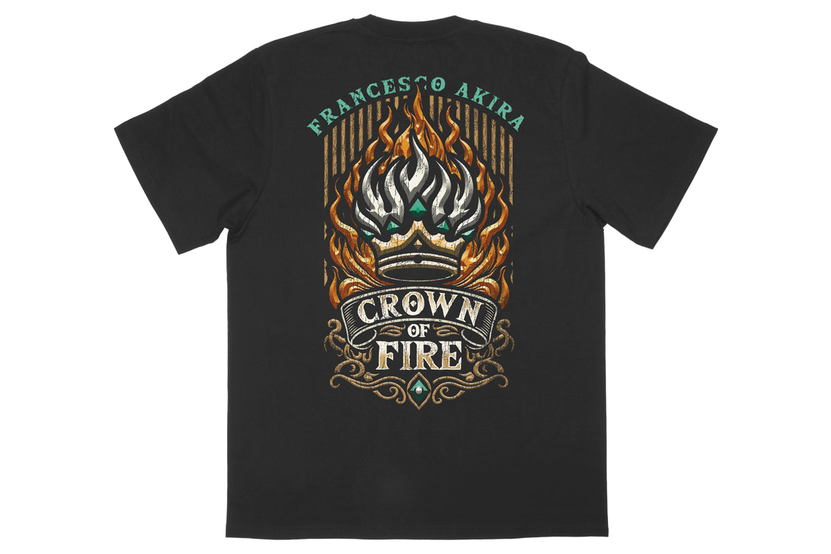 フランシスコ・アキラ「CROWN OF FIRE」Tシャツ