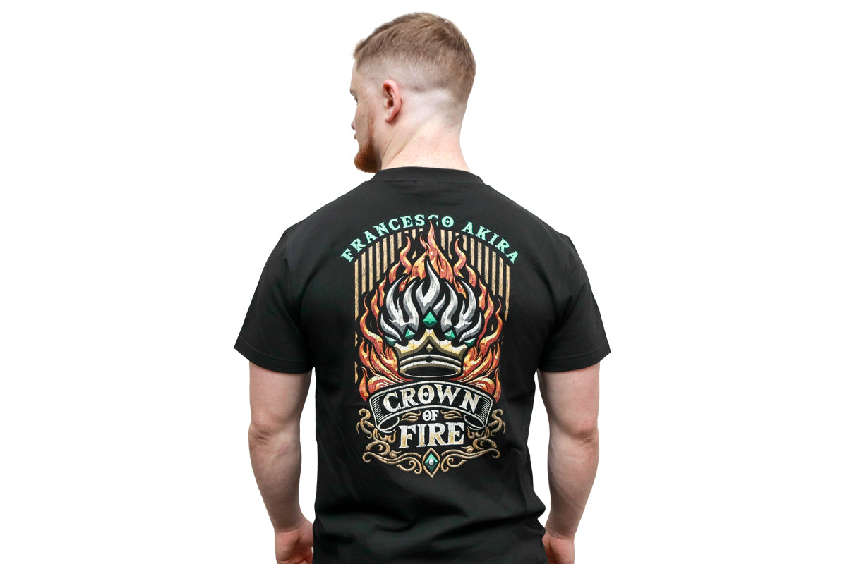 フランシスコ・アキラ「CROWN OF FIRE」Tシャツ