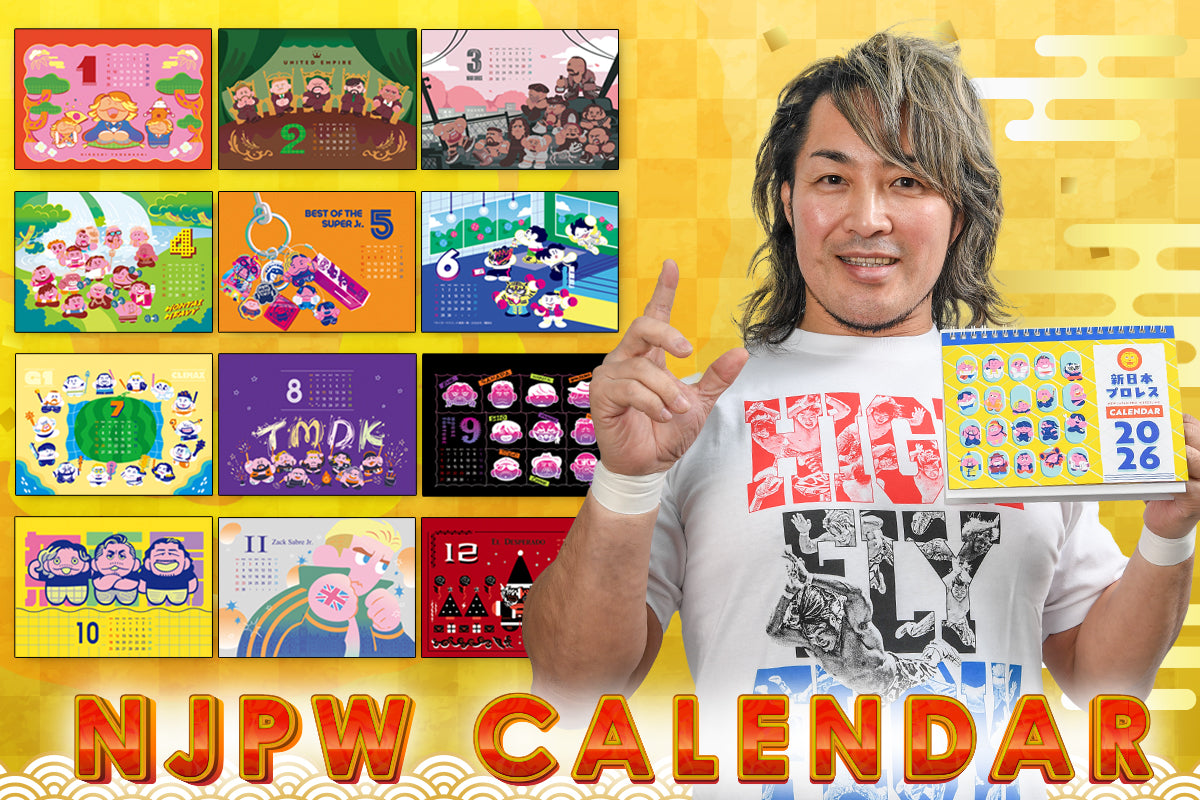 2026年 新日本プロレス カレンダー（卓上タイプ A5サイズ）
