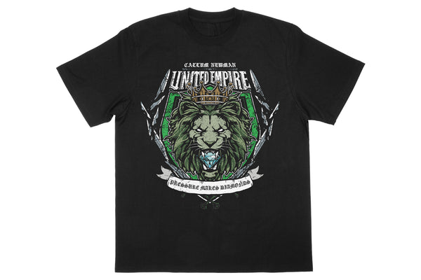 カラム・ニューマン「PRESSURE MAKES DIAMONDS」Tシャツ