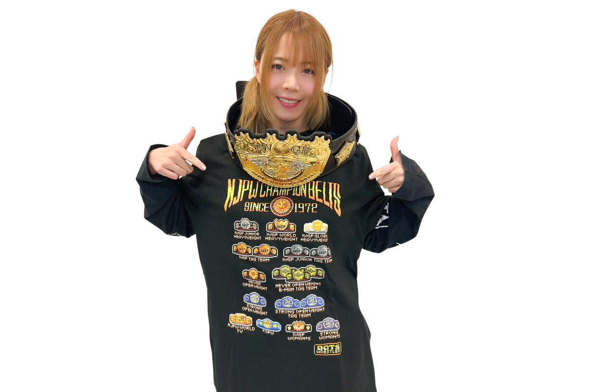 NJPWチャンピオンベルト dotswrestler Tシャツ