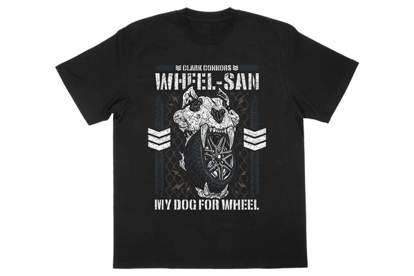 クラーク・コナーズ「WHEEL-SAN」Tシャツ