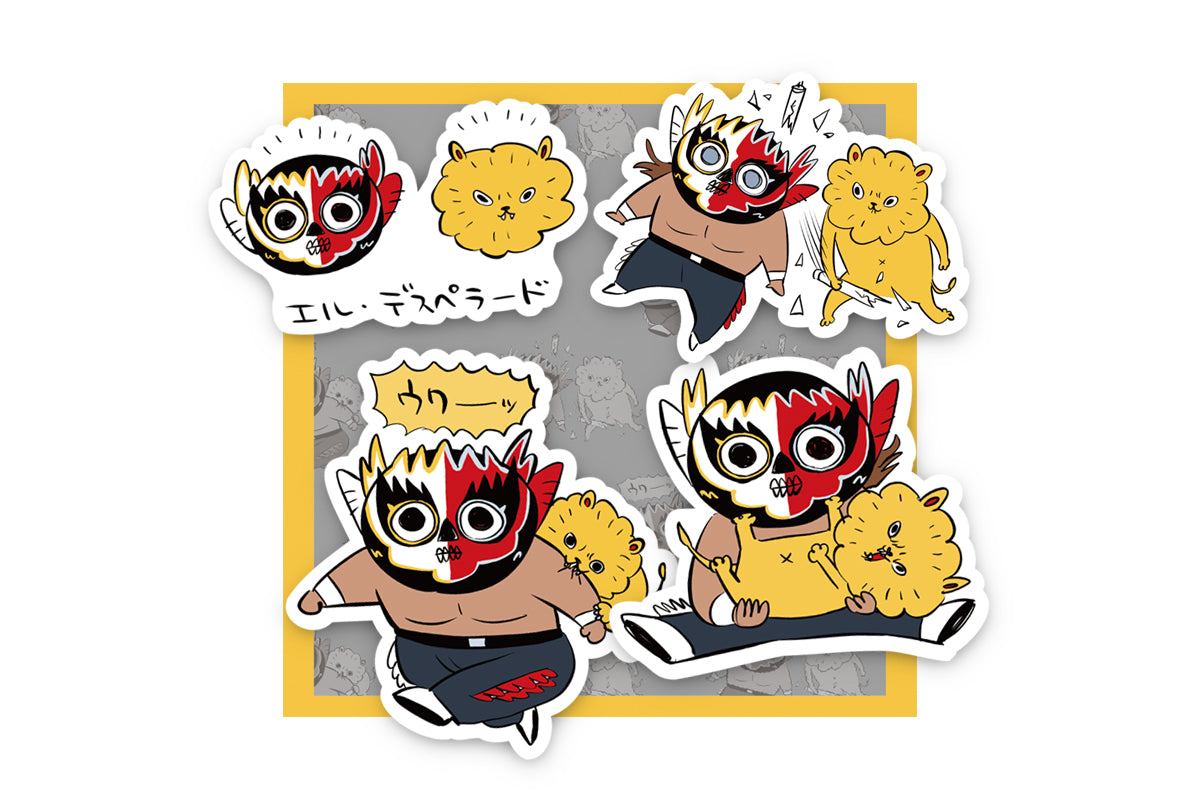 エル・デスペラード × 川尻こだま コラボステッカーセット