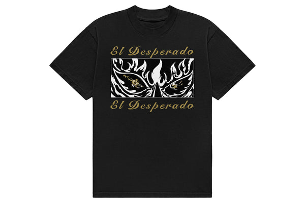 エル・デスペラード × 田中かえ コラボTシャツ（ブラック・2026）