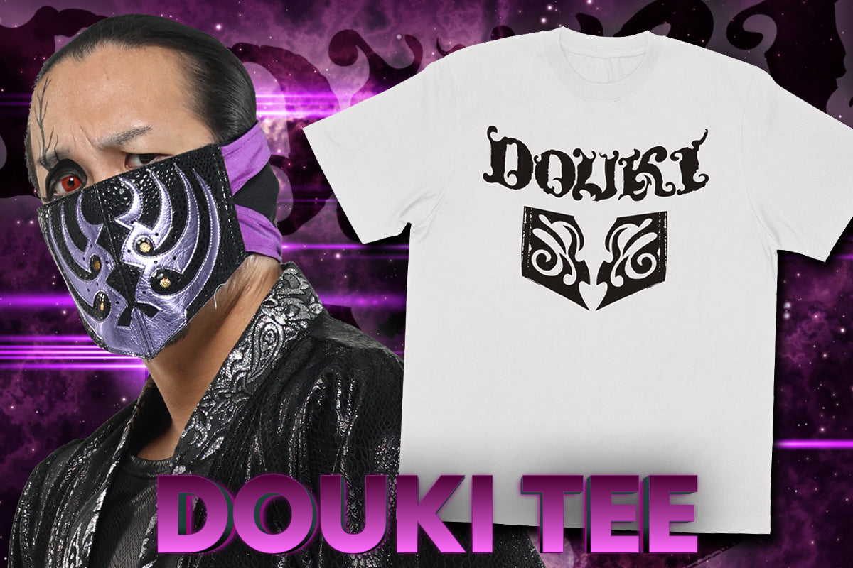 DOUKI「MASK」Tシャツ（ホワイト）