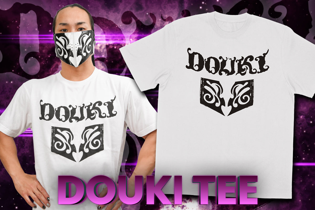 DOUKI「MASK」Tシャツ（ホワイト）