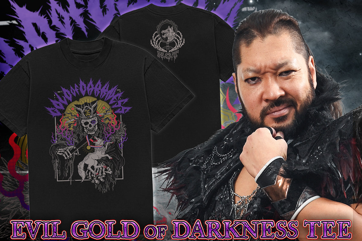 EVIL「GOLD OF DARKNESS」Tシャツ