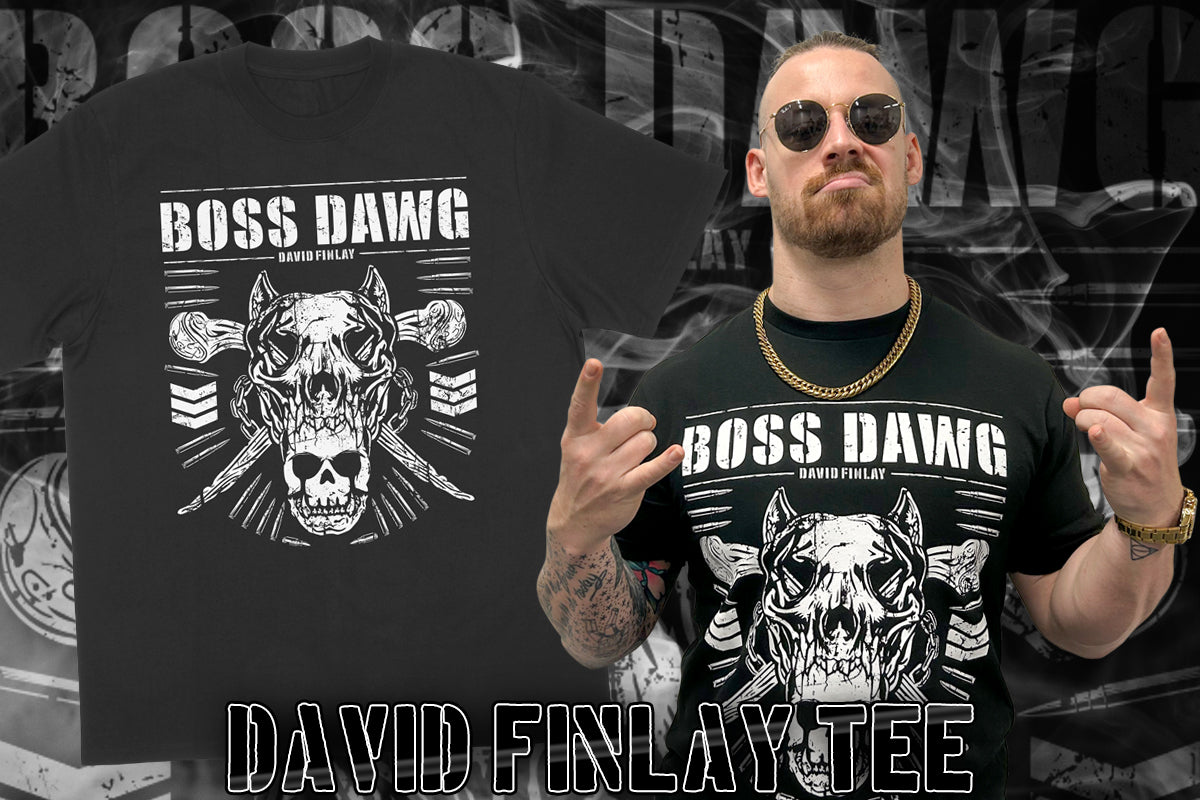 デビッド・フィンレー「BOSS DAWG」Tシャツ