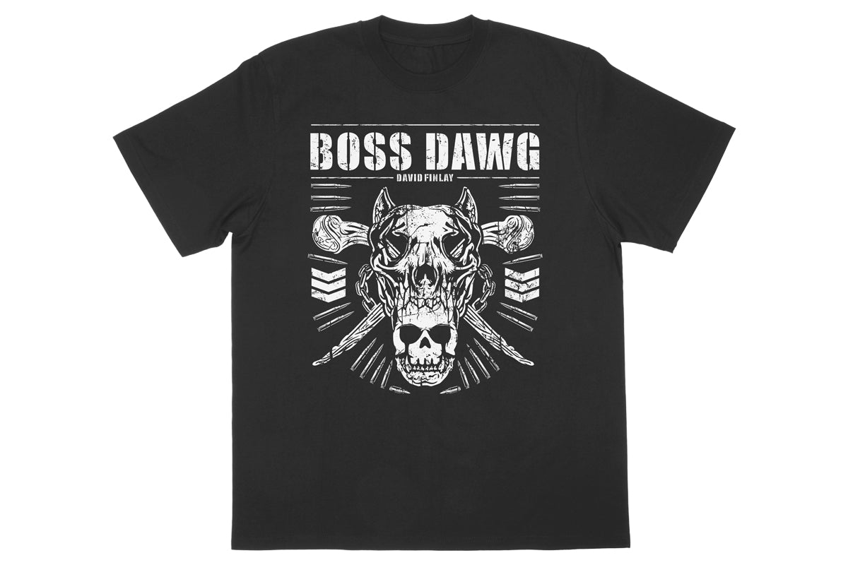 デビッド・フィンレー「BOSS DAWG」Tシャツ