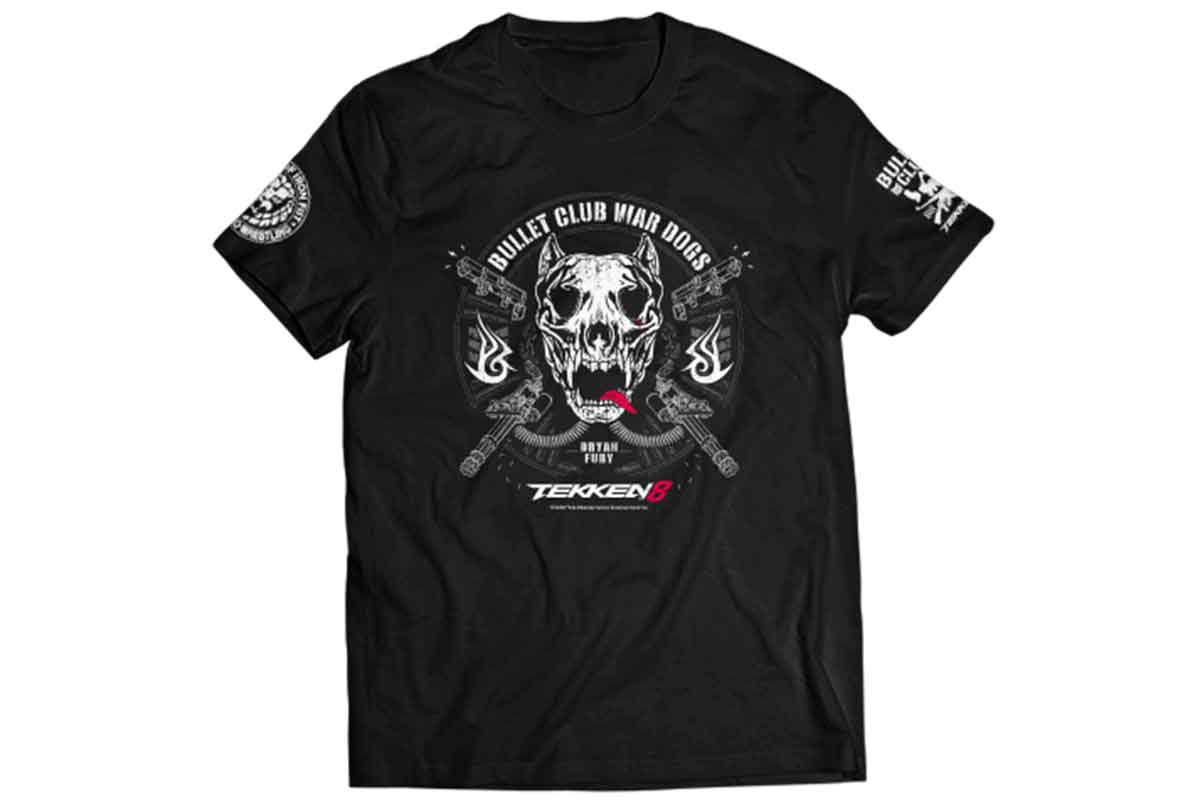 【2/4以降お届け】BULLET CLUB WAR DOGS×TEKKEN 8「デビッド・フィンレー×ブライアン・フューリー」コラボTシャツ