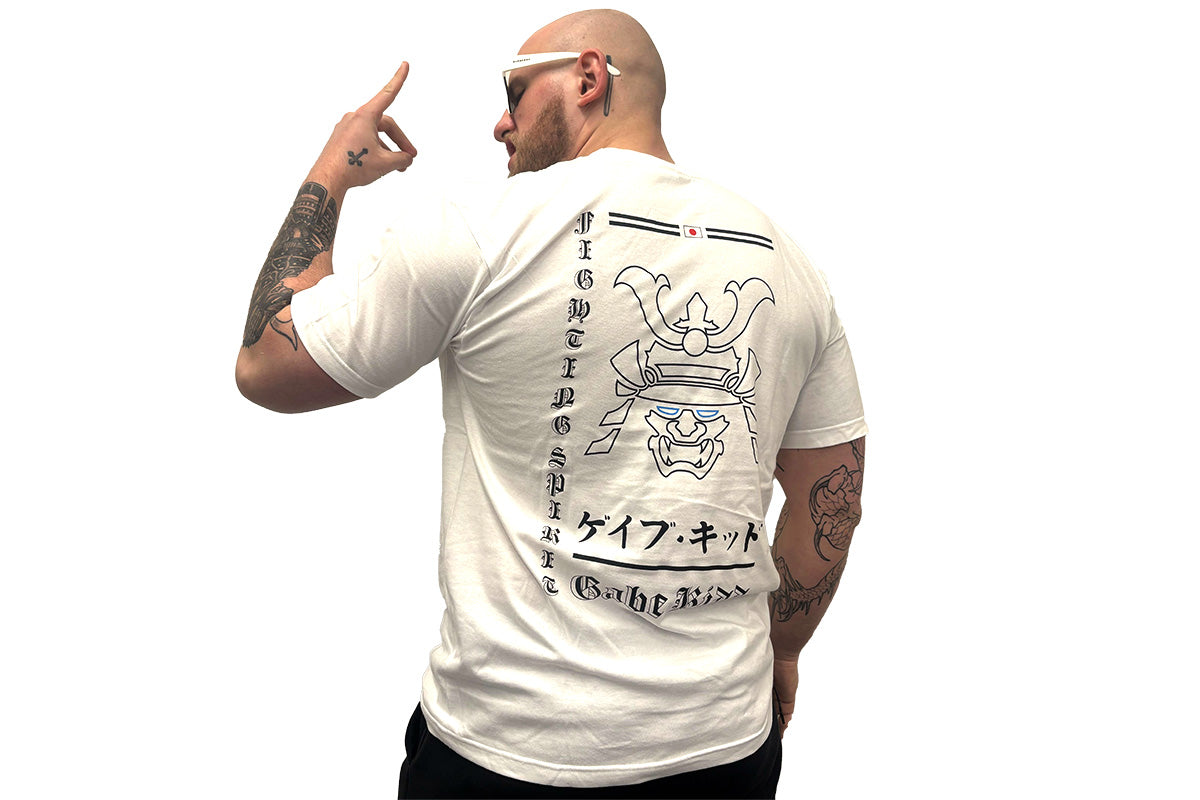 ゲイブ・キッド「BLUE EYED SAMURAI」Tシャツ（ホワイト）
