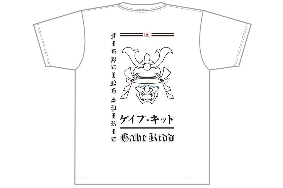 ゲイブ・キッド「BLUE EYED SAMURAI」Tシャツ（ホワイト）