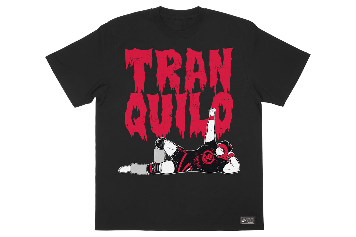 キン肉マンコラボ 内藤哲也×ジェロニモ「TRANQUILO」Tシャツ（ブラック）