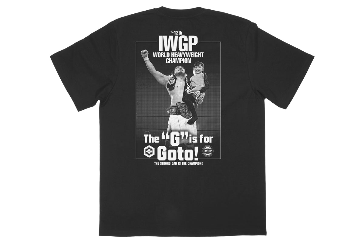 【3/29以降お届け】後藤洋央紀 第12代 IWGP 世界ヘビー級王座 戴冠記念Tシャツ