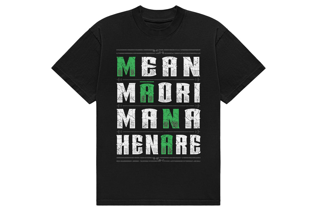 HENARE「MEAN MAORI MANA」Tシャツ