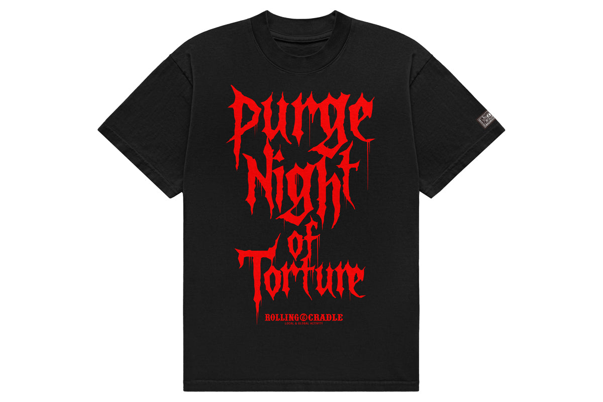HOUSE OF TORTURE×ROLLING CRADLE「粛清の夜 ～PURGE NIGHT OF TORTURE～」Tシャツ