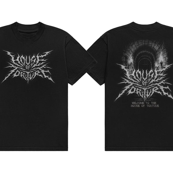 HOUSE OF TORTURE Tシャツ（2025・ブラック×シルバー）