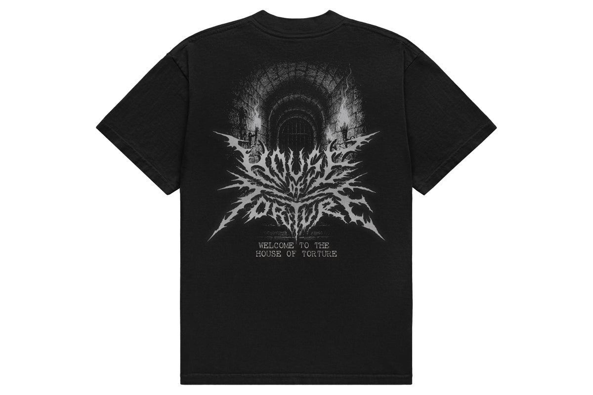 HOUSE OF TORTURE Tシャツ（2025・ブラック×シルバー）