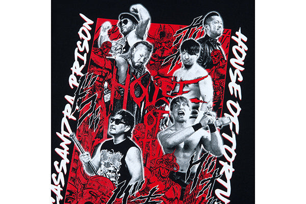 HOUSE OF TORTURE × 北斗の拳 カサンドラ監獄 コラボTシャツ