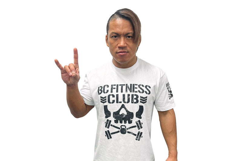 石森太二「BC FITNESS CLUB」Tシャツ（ホワイト）