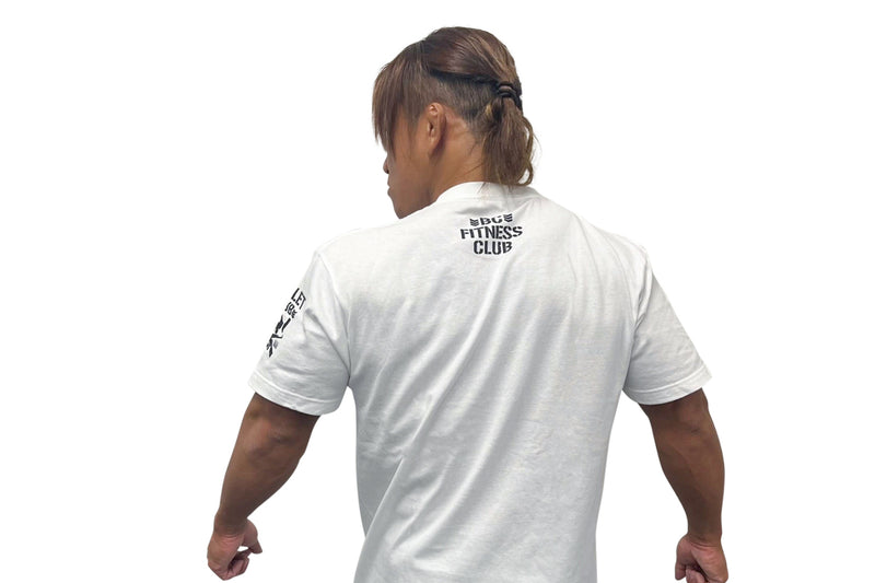 石森太二「BC FITNESS CLUB」Tシャツ（ホワイト）