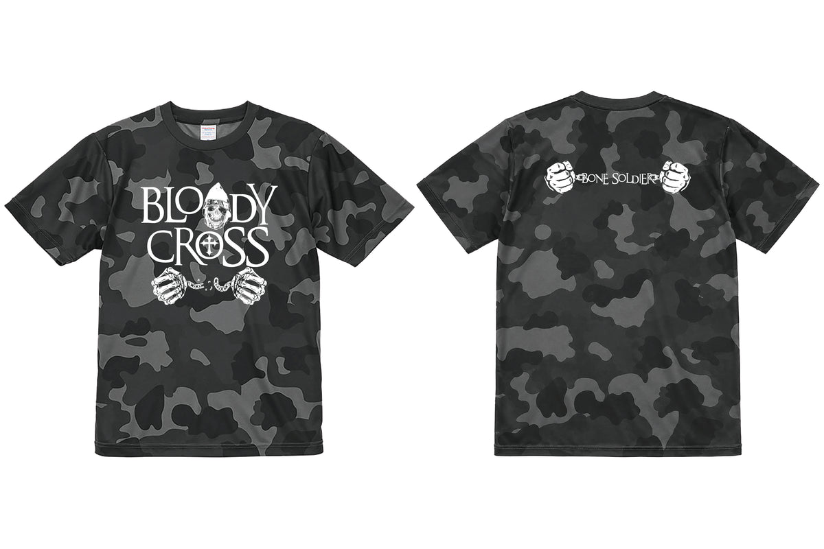 石森太二 カモフラTシャツ（BLOODY CROSS）