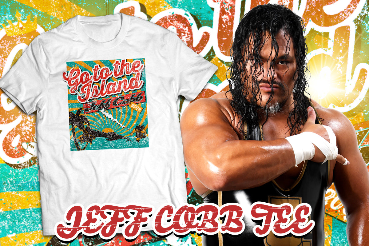 ジェフ・コブ「GO TO THE ISLAND」Tシャツ