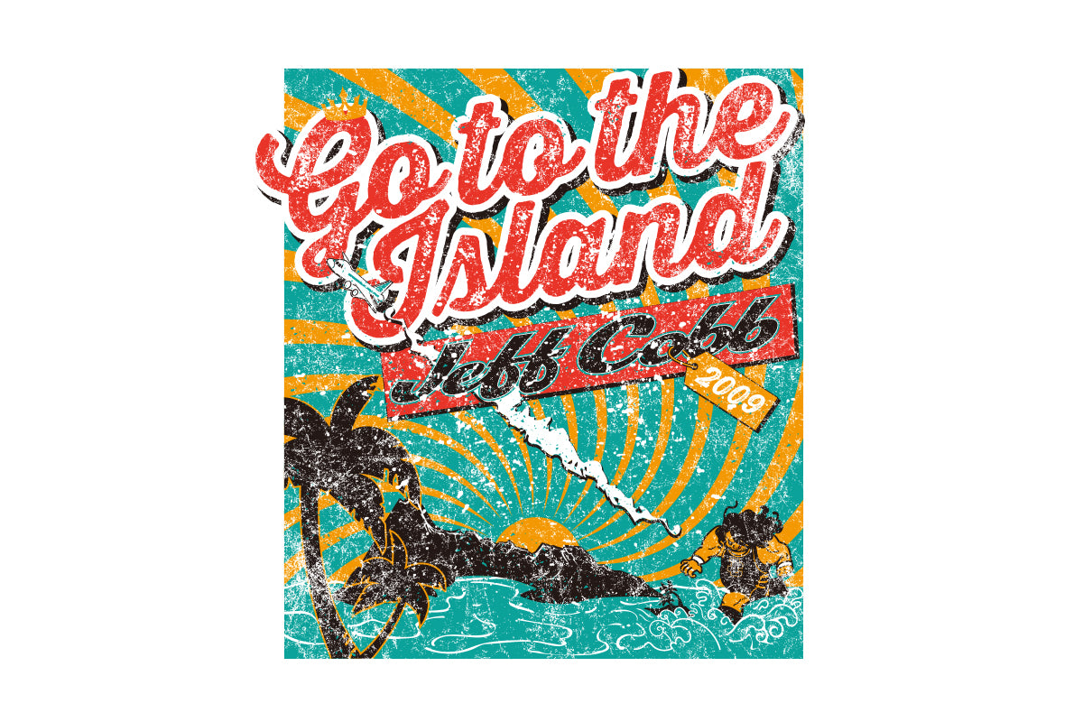 ジェフ・コブ「GO TO THE ISLAND」Tシャツ