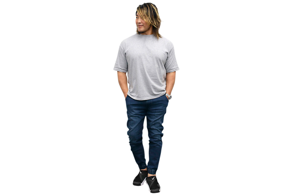 棚橋弘至×EDWIN JOGGERパンツ（デニム濃色）