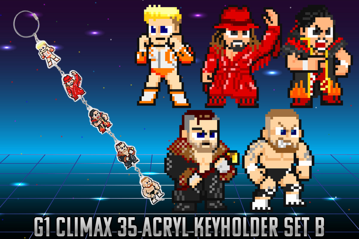 「dotswrestler」つながるアクリルキーホルダー（G1 CLIMAX 35）/Bセット