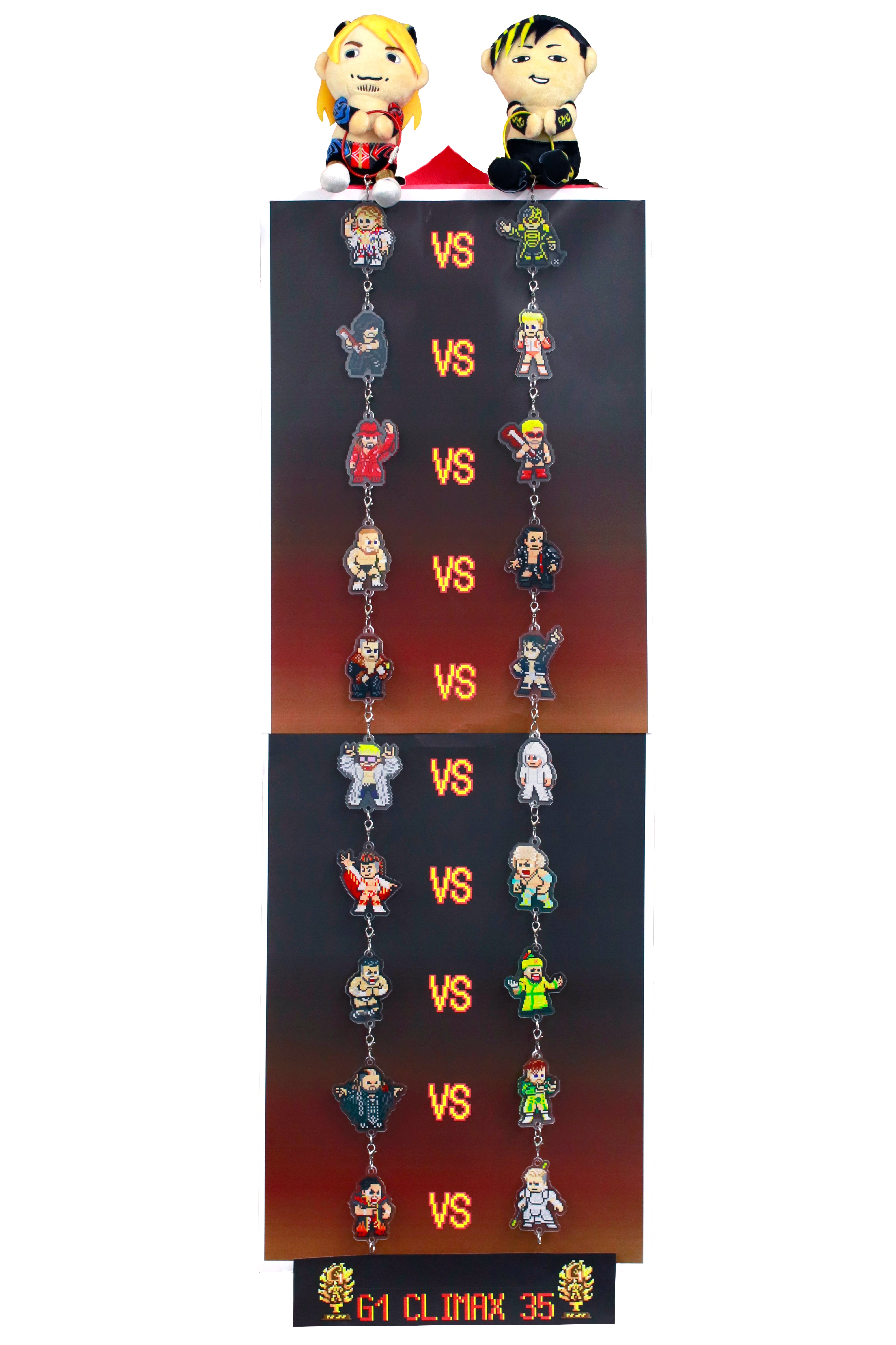 dotswrestler」つながるアクリルキーホルダー（G1 CLIMAX 35）/Aセット